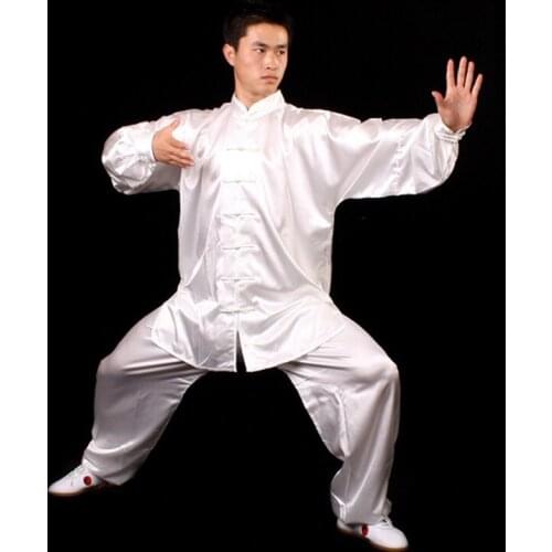 Chinese Long Sleeve Wushu Uniform Kungfu Clothes Suit Performance Clothing Kungfu Taichi Uniform
