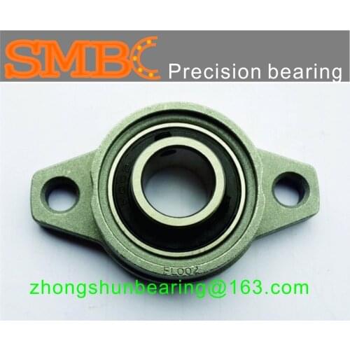 17mm diameter zinc alloy bearing housing KFL003 FL003 K003 flange bearing with pillow block bearing