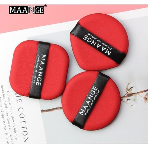 MAANGE 3Pcs Makeup Air Cushion Sponge Puff Wet Dry Dual Use Concealer Foundation Smooth Powder BB Cream Facial Cosmetic Tool