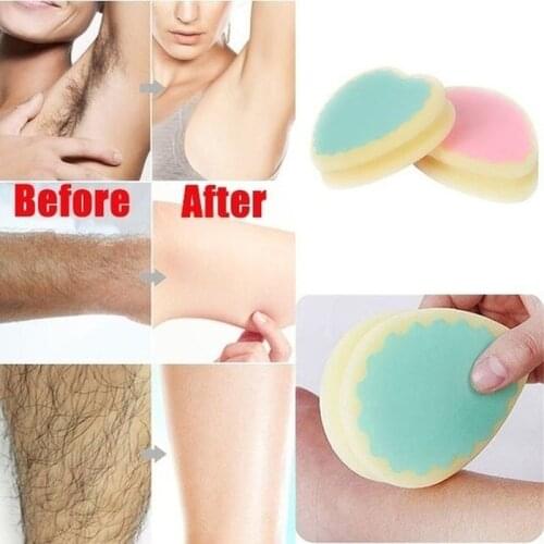 Effective Painless Hair Removal Sponge Depilation Sponge Pad Facial Depilator Hair Remover Effective Epilator Beauty Tool Kit