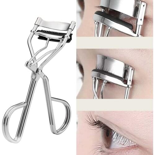 New Eyelash Curler Professional Eyelash Curler False Eyelashes Curling Clip With 6 Silicone Replacement Pads Makeup Tools