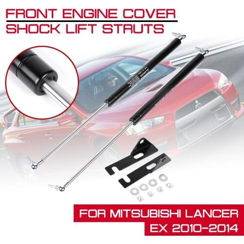 Front Engine Cover Hood Shock Lift For Mitsubishi Lancer EX 2010 2011 2012 2013 2014 Support Arm Gas Spring Struts Bar