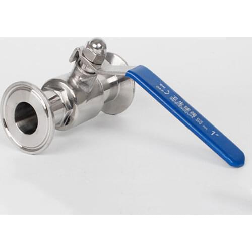 3/4" 19mm 304 Stainless Steel Sanitary Ball Valve Tri Clamp Ferrule Type for Homebrew Diary Product Cock Pump Check Float Valve