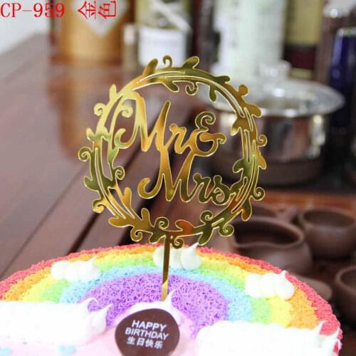 Bridal shower cake topper Mr Mrs laser cut Acrylic cake topper engagement party decor