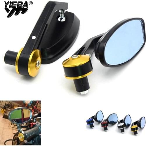 22mm Bar End Rear Mirrors Motorcycle Rearview Mirror Side View Mirrors for ducati HYPERMOTARD 939 SP 950 MULTISTRADA Scrambler