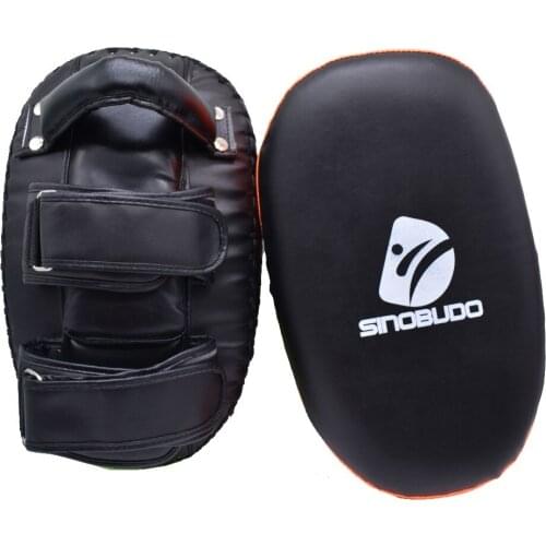 1PCS SINOBUDO Muay Thai Hand Focus Mitt MMA Combat Sanda Boxing Training Kick Focus Target Pear Fight Punching Pad