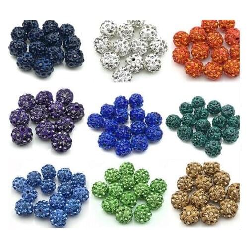 10mm 100pcs/lot hot mixed multicolor one hole Drilled For Earrings round 3fgfg Rhinestone Beads crystal
