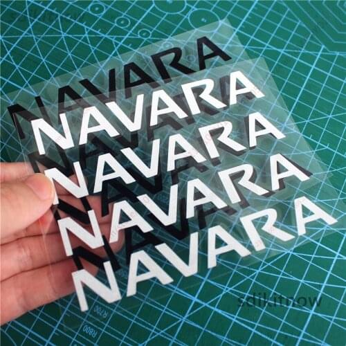 4pcs/lot Car Door Handle Doorhandle Decal Rim Sticker Styling Decoration For nissan navara d40 d22 d23 np300 Accessories