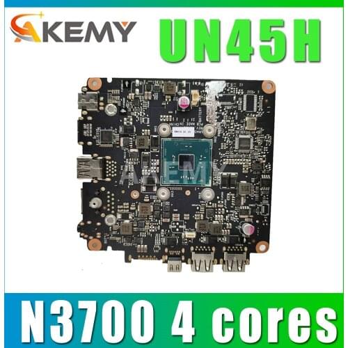 Akmey Mainboard For ASUS VivoMini UN45H UN45H-VM062M Mini HD computer motherboard N3700 4 cores 90MS00R0-R04000