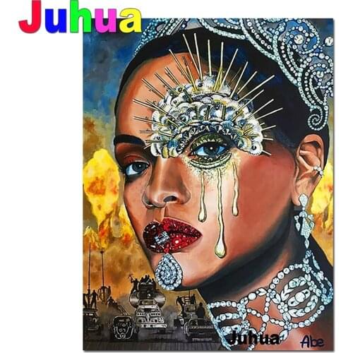 Jewelry Woman diamond painting full square new arrival diamond embroidery rhinestone 5d diy cross stitch mosaic Queen art