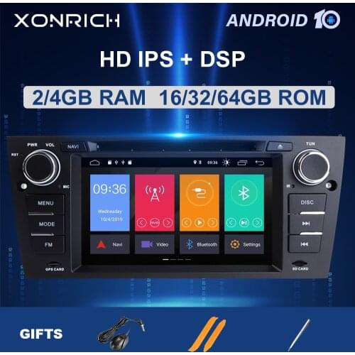 1 Din IPS DSP 8 Core 4GB 64GB Android 10.0 Car DVD Player For BMW E90/E91/E92/E93 Auto Multimedia Navigation GPS Stereo Carplay