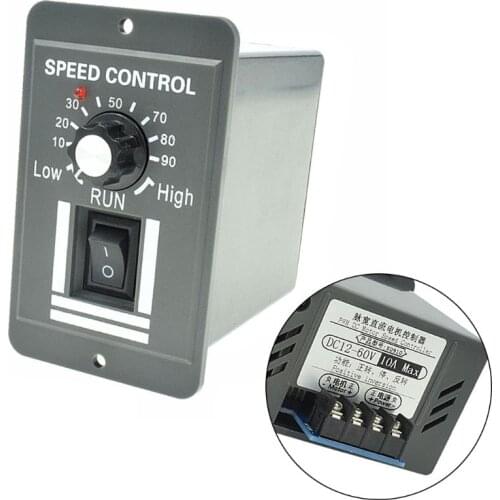 DC 12V-60V 10A PWM Motor Speed Controller Switch Regulator Forward