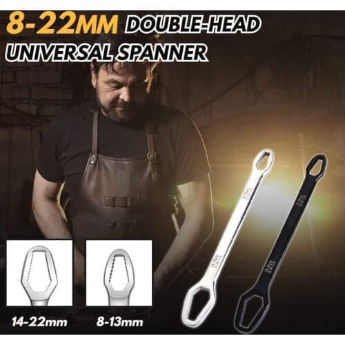 8-22mm Ratchet Wrench Spanner Universal Torx Wrench Adjustable Glasses Wrench for Bicycle Motorcycle Car Repairing Tool Dropship