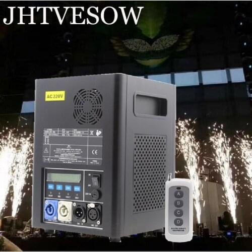 Sample test 400W cold spark foutain flame fireworks 400w cold spark firework machine club disco dj party lighting