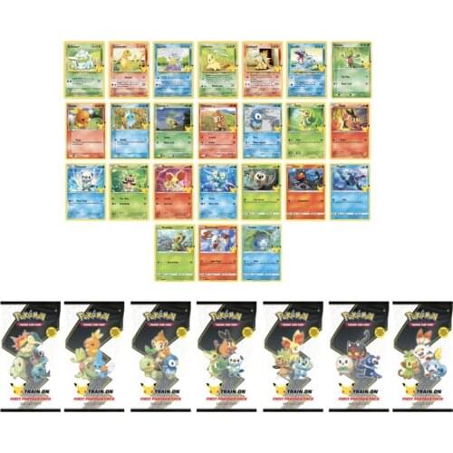 Pokemon Card US Version 25th Anniversary McDonalds Yusanjia Pikachu Charmander Squirtle Bulbasaur Collection Card No Flash