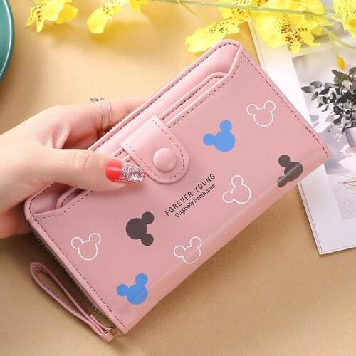 Women Card Holder Female Multi Card Wallets Long Zipper Coin Purse with Soft Leather Girls Handbags Money Bags monedero mujer
