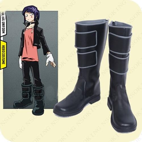 New My Hero Academia Jiro Kyoka Cosplay Boots Boku no Hero Academia Anime Shoes Custom Made