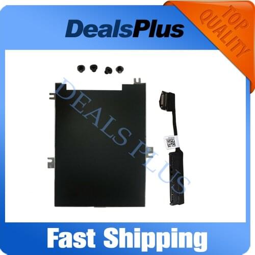 New HDD Cable Connector 80RK8 + Caddy Frame Bracket 4JMFP + Screws For Dell Latitude 5470 E5470