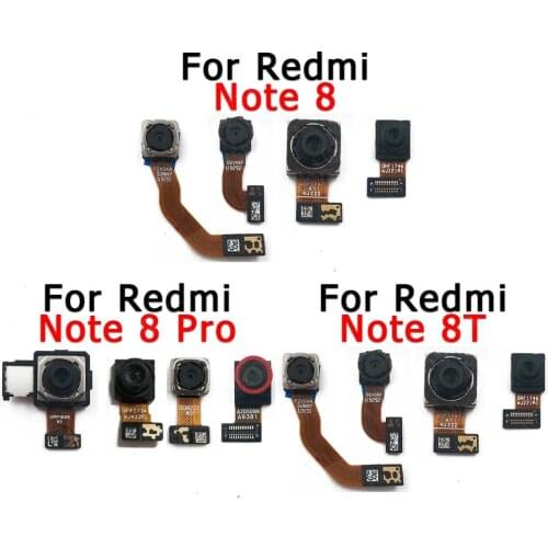 Original Front Back Camera For Xiaomi Redmi Note 8T 8 Pro Selfie Rear Frontal Backside Camera Module Flex Repair Spare Parts