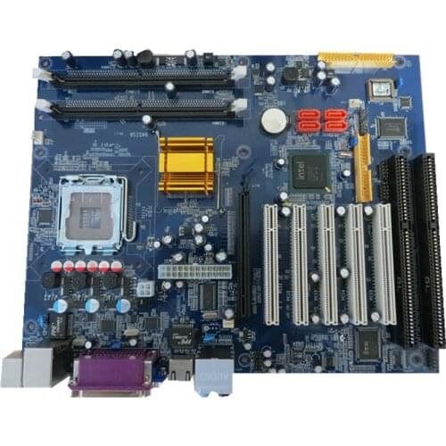 Industrial 775 custom Motherboard with ddr2 5*PCI slot and 2*ISA slot for wholesale