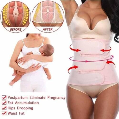 Adjustable Women Post Partum Corset Belts Waist Trimmer Band Body Shapewear Slimming Body Shapewear Waist Trainer Slimming Belts