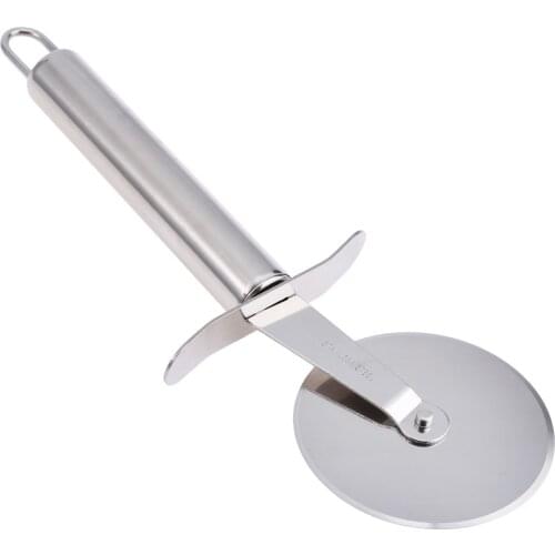 1 Pc Round Pizza Cutter Stainless Steel Handle Pizza Knife Cutter Pastry Pasta Dough Kitchen Baking Tools