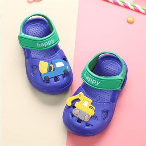 Boy Sandal 2021 New Summer Kids Open Toe Beach Shoes Soft Soles Light Weight Toddler Boy Primary School Students