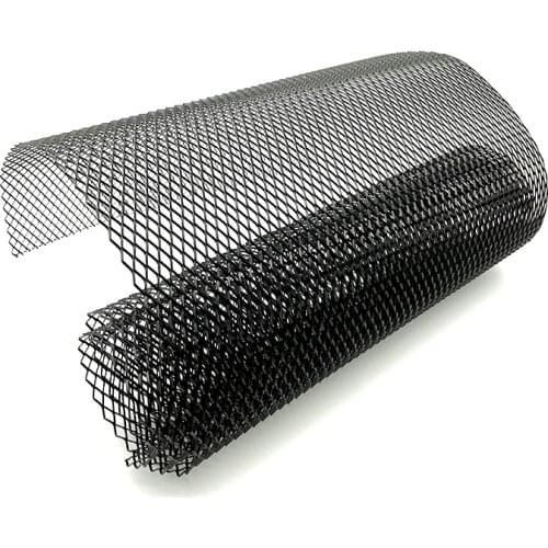 40"x13" Black Aluminium Grille Net Car Front Intake Bumper Fender Hood Vent Mesh Grill Mesh 12x6mm