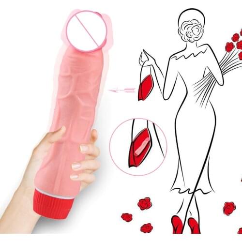 Silicone Realistic Dildo Vibrator G Spot Clit Stimulator AV Magic Wand Vibrator Big Dildo Artificial Penis Sex Toys for Women