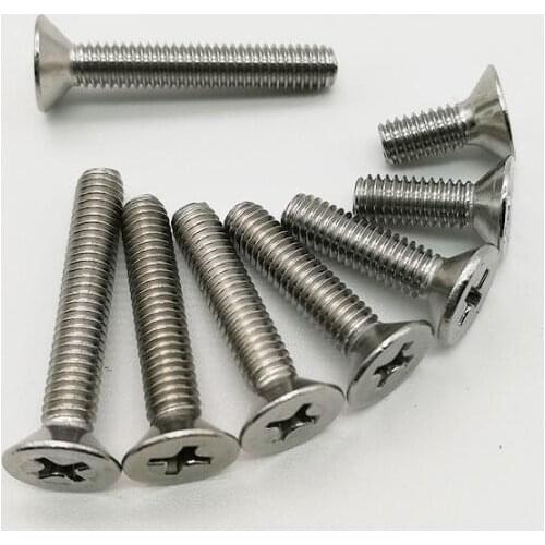 0# 2# 4# 6# 8# 10# 10# Imperial Screws Stainless Flat Head Phillips Machine Screws