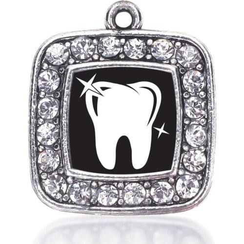 SHINY TOOTH SQUARE CHARM