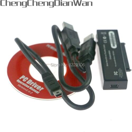 ChengChengDianWan Black for Xbox360 slim USB HDD Hard Drive Transfer Data Sync Cable Kit 4 for Xbox 360 Slim 10pcs/lot