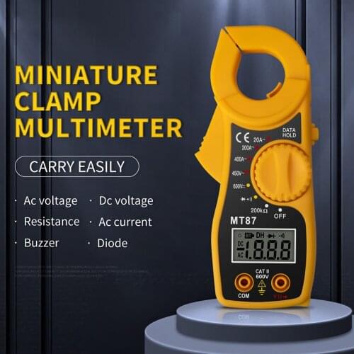 Digital Multimeter Clamp Meter 6000 Counts True RMS Amp DC/AC Current Clamp Tester Meters Voltmeter 400v Auto Range