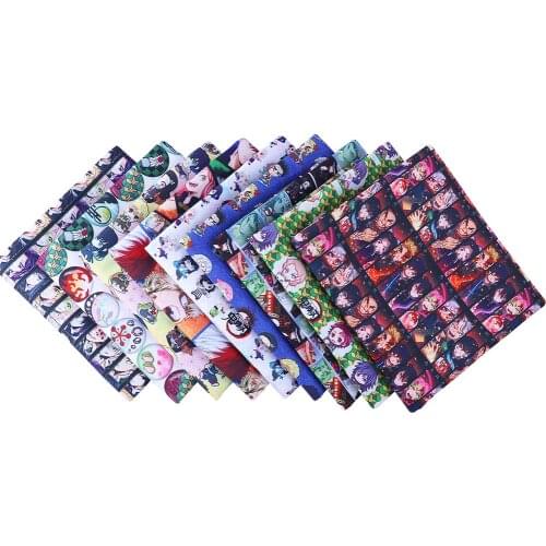 Diy polyester printed fabric patchwork sewing polyester cotton other textile crafts childrens cloth fabric 50 * 140cm/piece
