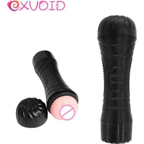 EXVOID Masturbatory Cup Soft Tight Pussy Sex Toys for Men Sex Shop Sex Machine Realistic Vagina Male No Vibrator Masturbator