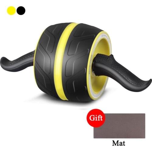 AS Automatic Rebound Muscle Trainer Indoor Roller Big Waist Single Wheel Abdominal Abs Core Workout Exercrise Training Fitness