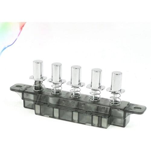 MQ165 AC 250V 4A 5 Pushbutton Piano Type Key Board Switch for Range Hood