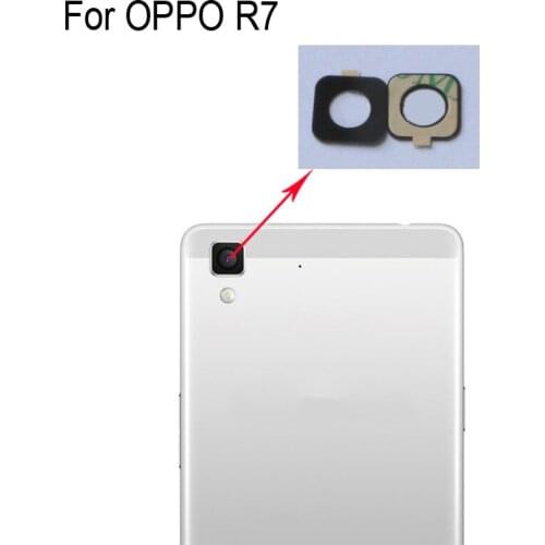 Original For OPPO R7 r7 Rear Back Camera Glass Lens For OPPO R 7 Repair Spare Parts For OPPOR7