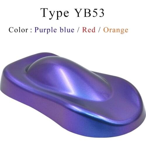 YB53 Chameleon Pigments Acrylic Paint Powder Coating Chameleon Dye for Cars Arts Crafts Nails Decoration 10g Painting Supplies