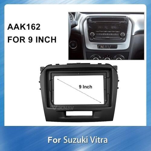 9 inch 2DIN Car Radio Frame refitting DVD fascia For Suzuki Vitara Stereo Panel Dash Mount Installation Surround Trim Frame