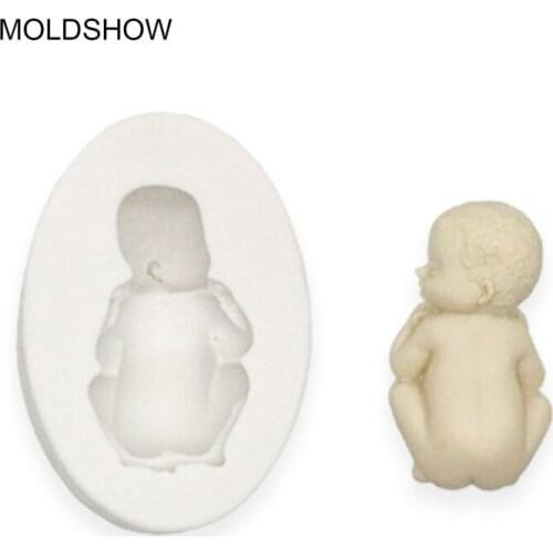 Baby shaped Silicone Mold Baking Cake Decorating Tools Cookware Dining Bar dream baby DIY Chocolate Fondant handmade soap Mould