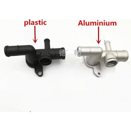 Aluminium alloy 1.8T Engine Cooling Coolant Hose Connector Pipe For VW Jetta Golf MK4 Bora Audi A3 TT Octavia Seat leon
