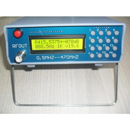High Frequency Signal Source RF Generator 0.5-470MHz FM Sensitivity Test of Frequency Modulated Interphone