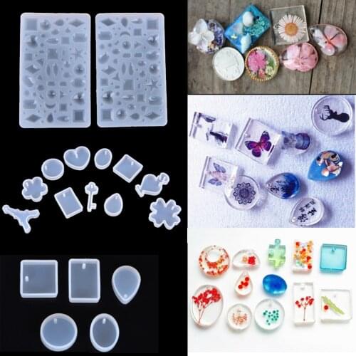 Water Drop Shape Silicone Mold For Resin Forms Crystal Diamond Bracelet Pendant Jewelry Doming Mould Resin Casting