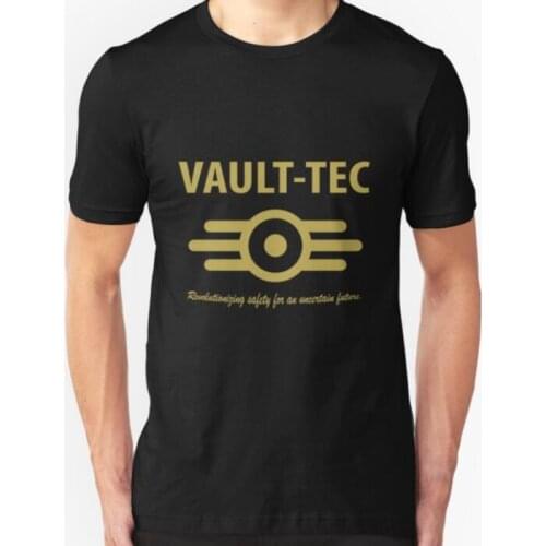 2019 Fashion Vault-Tec Funny Tees Men Vault-Tec Funny Clothing Tees