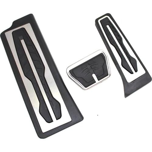 3pcs/set LHD For BMW 3 Series G20 G21 2020 AT Accelerator Brake Foot Rest Pedal Pads Brake Accelerator Pedal Plate Pad