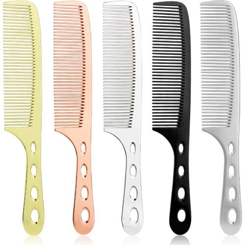 Professional Hairdressing Titanium Comb 3 Colors Hair Barber Man Haircut Comb In Durable Material Antistatic Hair Trimmer Comb