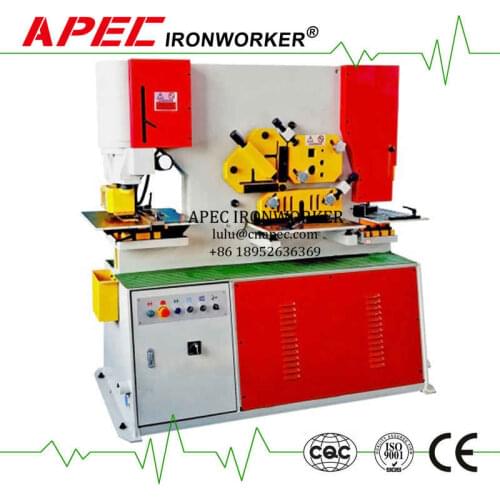 APEC Hydraulic Ironworker Machine AIW-60 Combined punching shearing machine