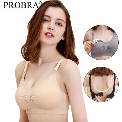 2Pcs/Sets Breast Bras Top For Feeding Without Underwire Maternity Pregnant Nursing Cotton Clothes Women Front Back soutien gorge