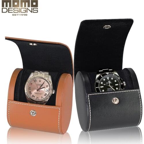 Single watch travel case Watch Organizer Watches Storage Display Zippere Jewelry Collector Watch travel pouch Leather